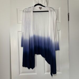 Chico's Black and White Knit Cardigan